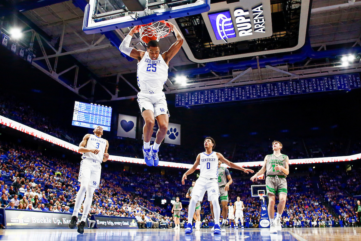 PJ Washington.

Men's basketball beats North Dakota 96-58.

Photo by Chet White | UK Athletics