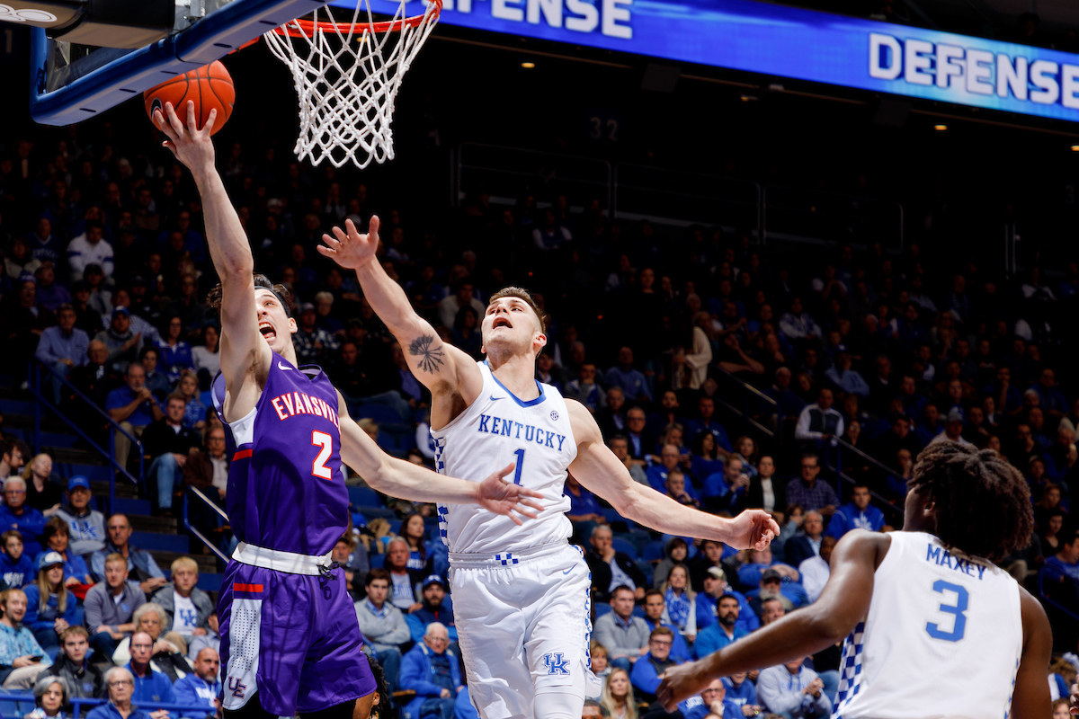 Nate Sestina.

UK falls to Evansville 67-64.


Photo by Elliott Hess | UK Athletics