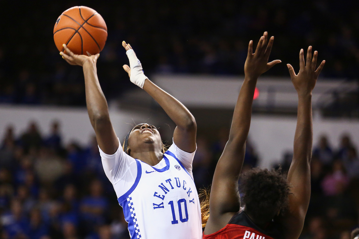 Rhyne Howard.

Kentucky beat Georgia 88-77.

Photo by Hannah Phillips | UK Athletics