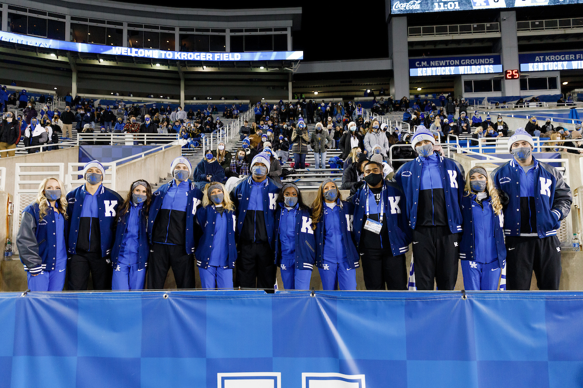SENIOR CHEERLEADERS.

Kentucky beats South Carolina, 41-18.

Photo by Elliott Hess | UK Athletics