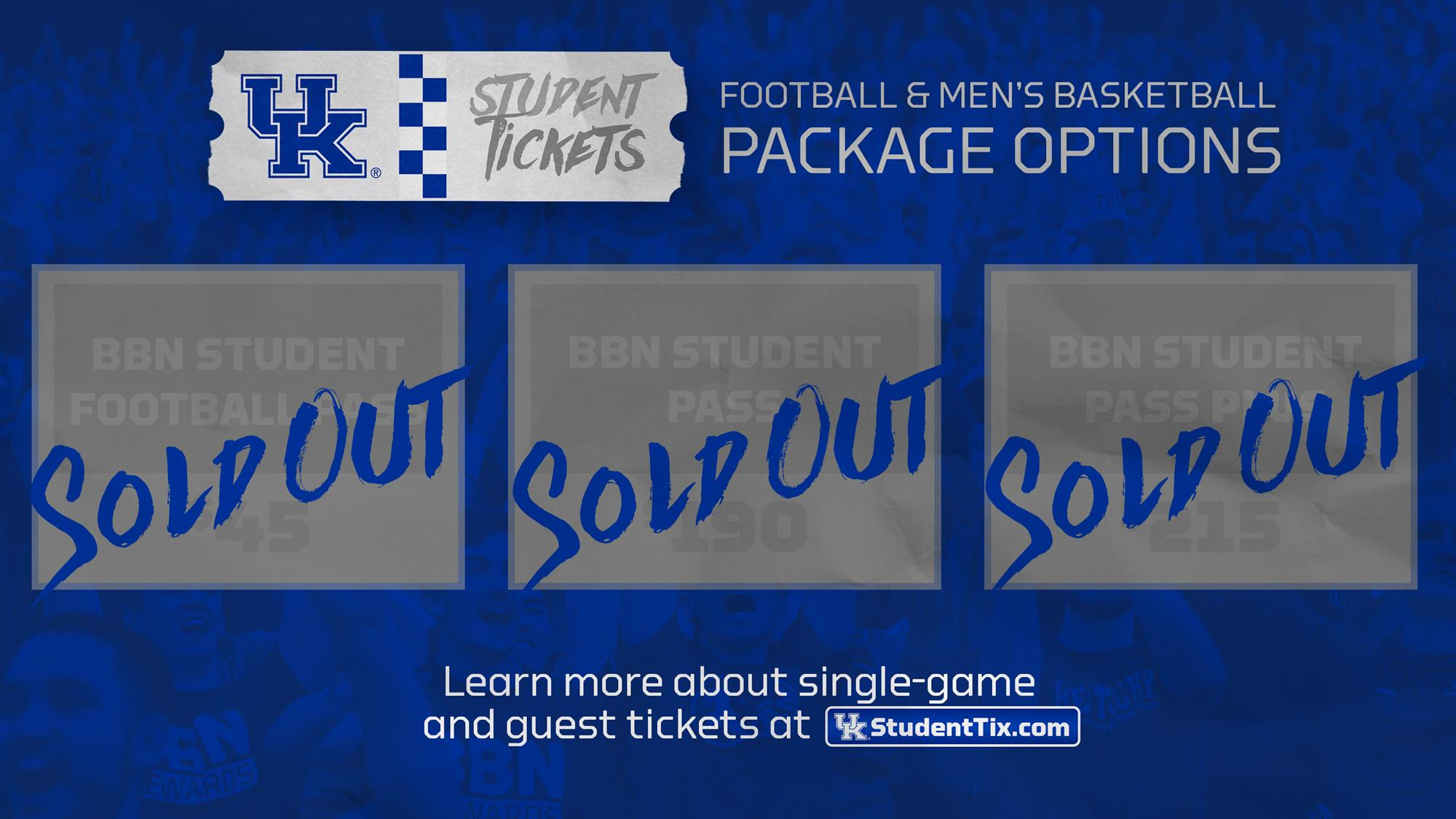 Student Passes Sold Out for Football, Men’s Basketball