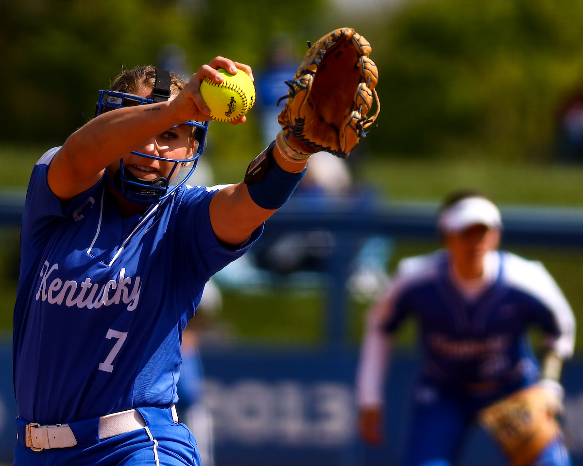 Autumn Humes. 

Kentucky loses to LSU 10-4. 

Photo by Eddie Justice | UK Athletics