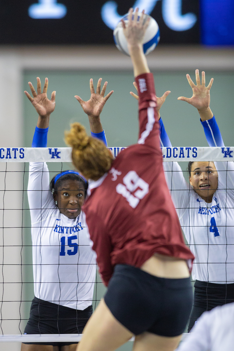 Azhani Tealer. Avery Skinner.

Kentucky sweeps Alabama 3 - 0 and wins SEC Championship

Photo by Grant Lee | UK Athletics