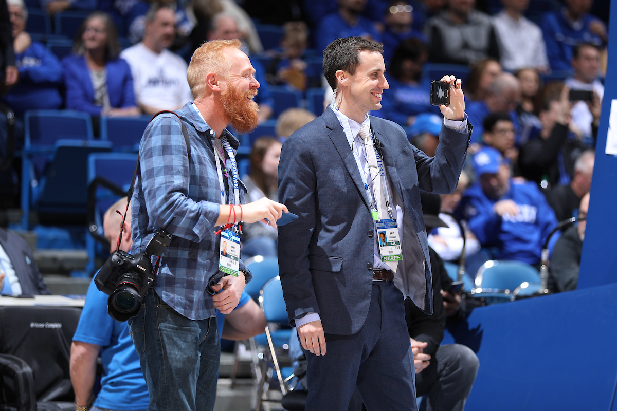 Chet White. Eric Lindsey.

Kentucky beat Arkansas 70-66.

Photo by Quinn Foster | UK Athletics
