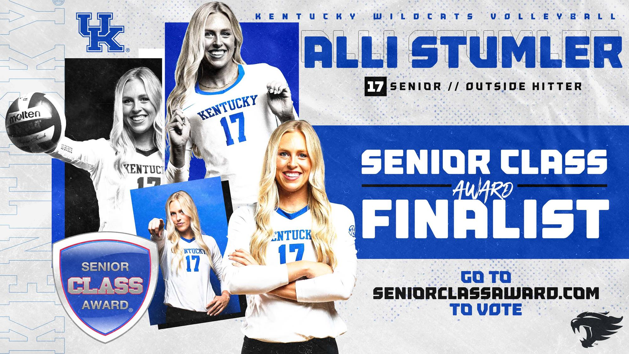 Alli Stumler Into Final 10 for 2021 Senior CLASS Award