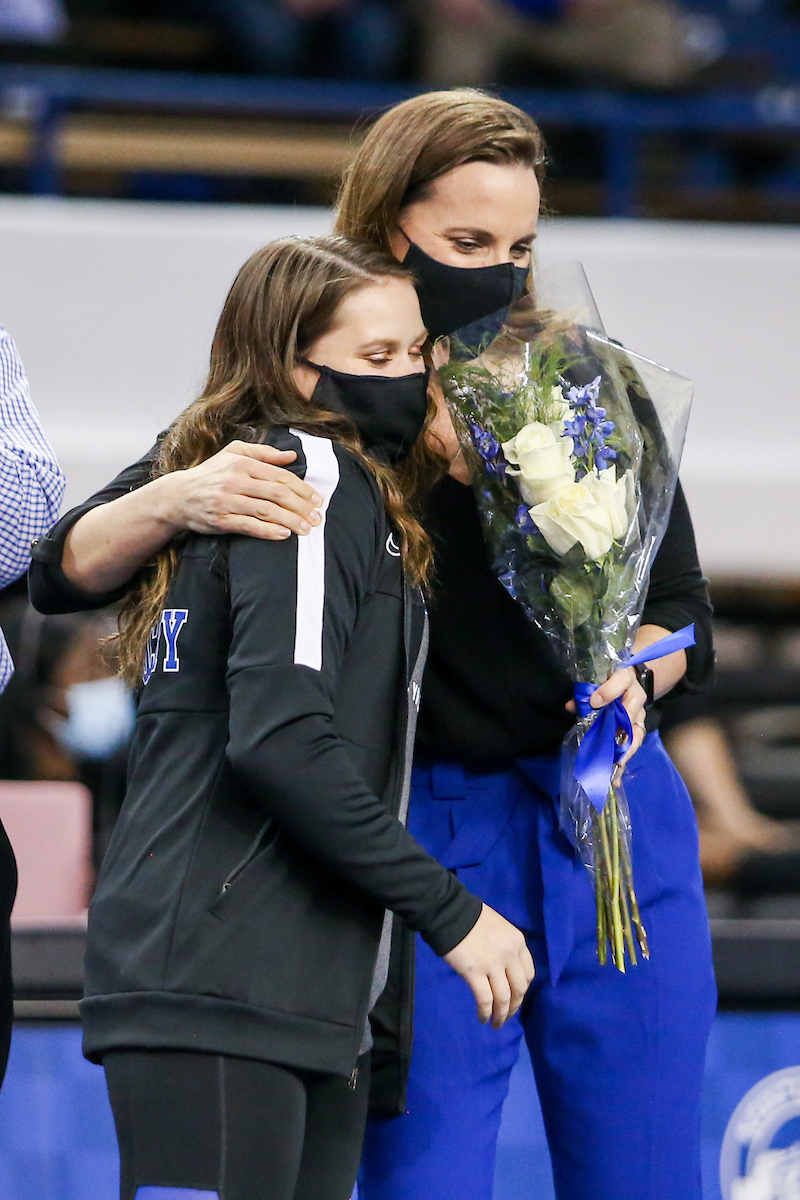 Ella Warren.

Gymnastics Senior Night.

Photo by Hannah Phillips | UK Athletics