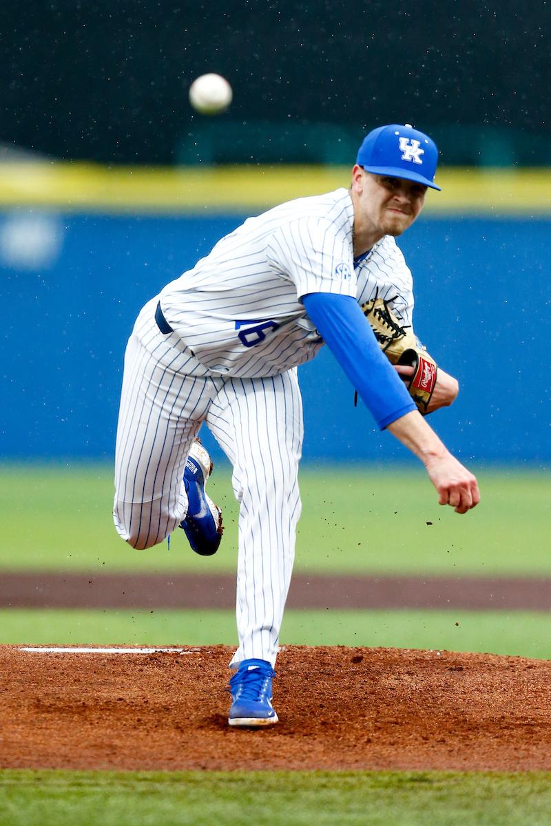 Cole Stupp. 

Kentucky beats Milwaukee, 10-0. 

Photo By Barry Westerman | UK Athletics