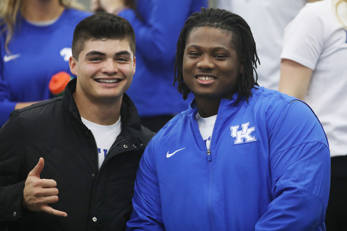 Charles Lenford Jr. Elijah Marta.

Day One of Jim Greene Invitational.

Photo by Quinn Foster | UK Athletics