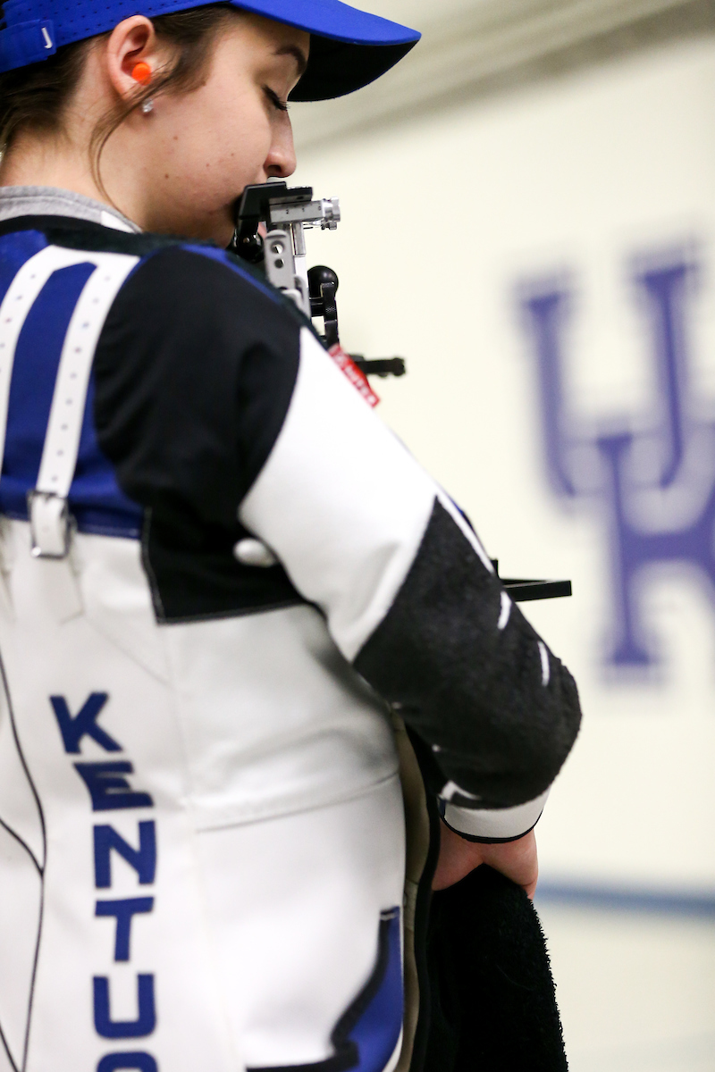 Emmie Sellers. 

Kentucky beat Memphis. 

Photo by Eddie Justice | UK Athletics