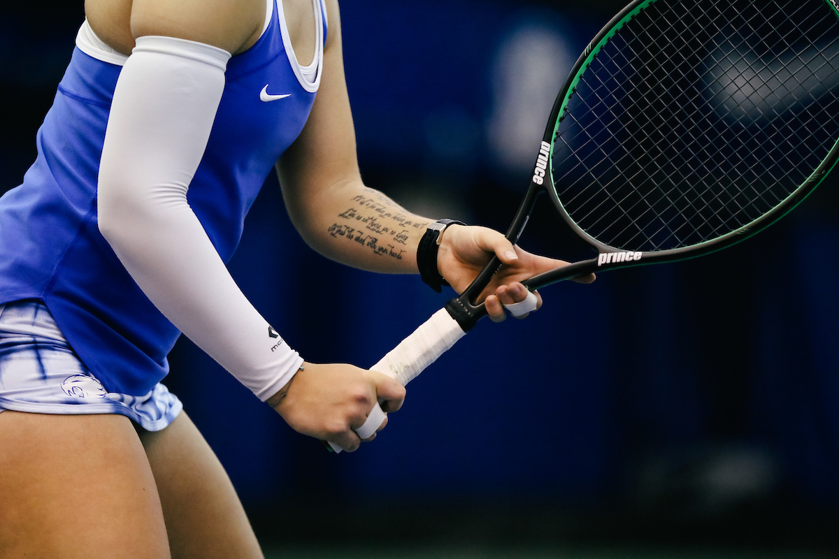 Tiphanie Fiquet.

Kentucky women's tennis hosts Indiana

Photo by Maddie Baker | UK Athletics
