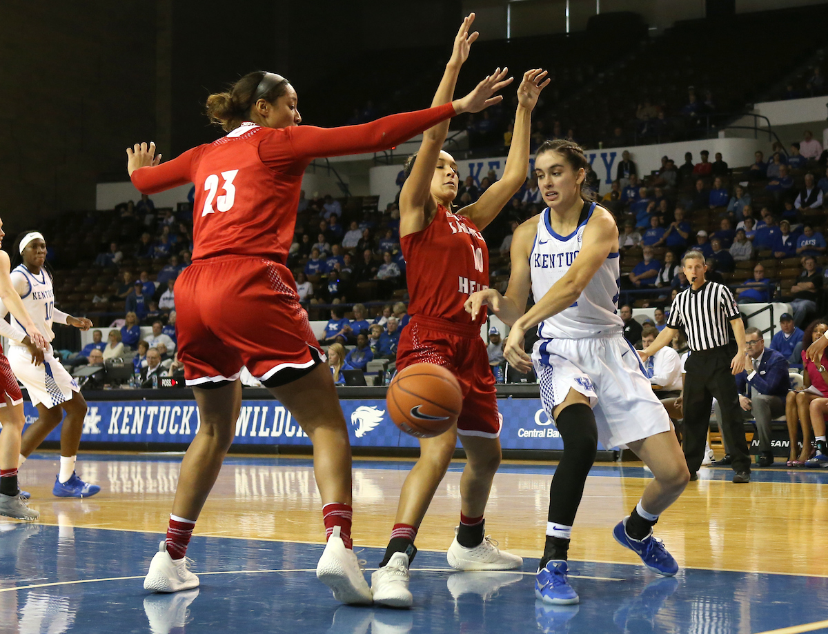Maci Morris. 

UK beats to Sacred Heart University 71-43. 


Photo By Barry Westerman | UK Athletics