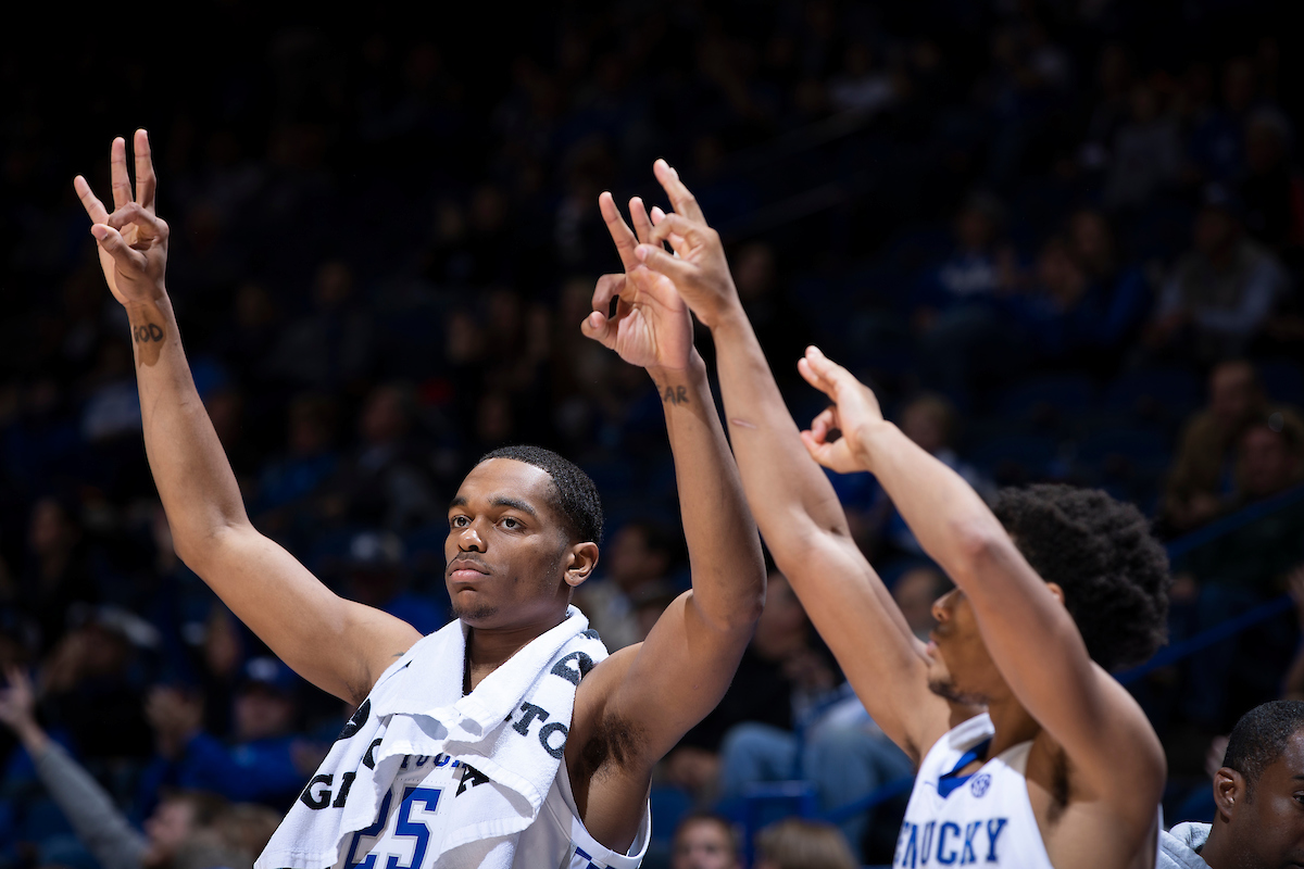 PJ Washington.

Men's basketball beat IUP 86-64

Photo by Chet White | UK Athletics