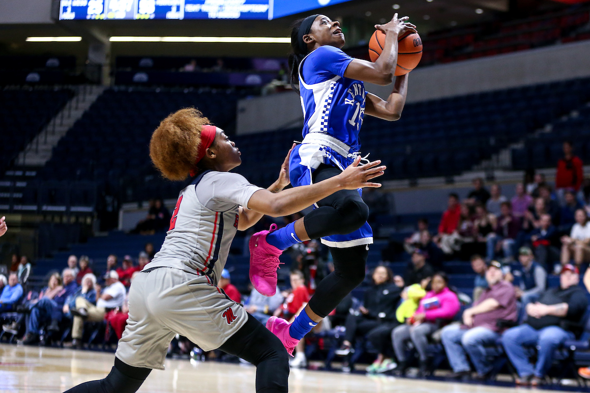 Chasity Patterson. 

Kentucky beat Ole Miss 94-52.

Photo by Eddie Justice | UK Athletics