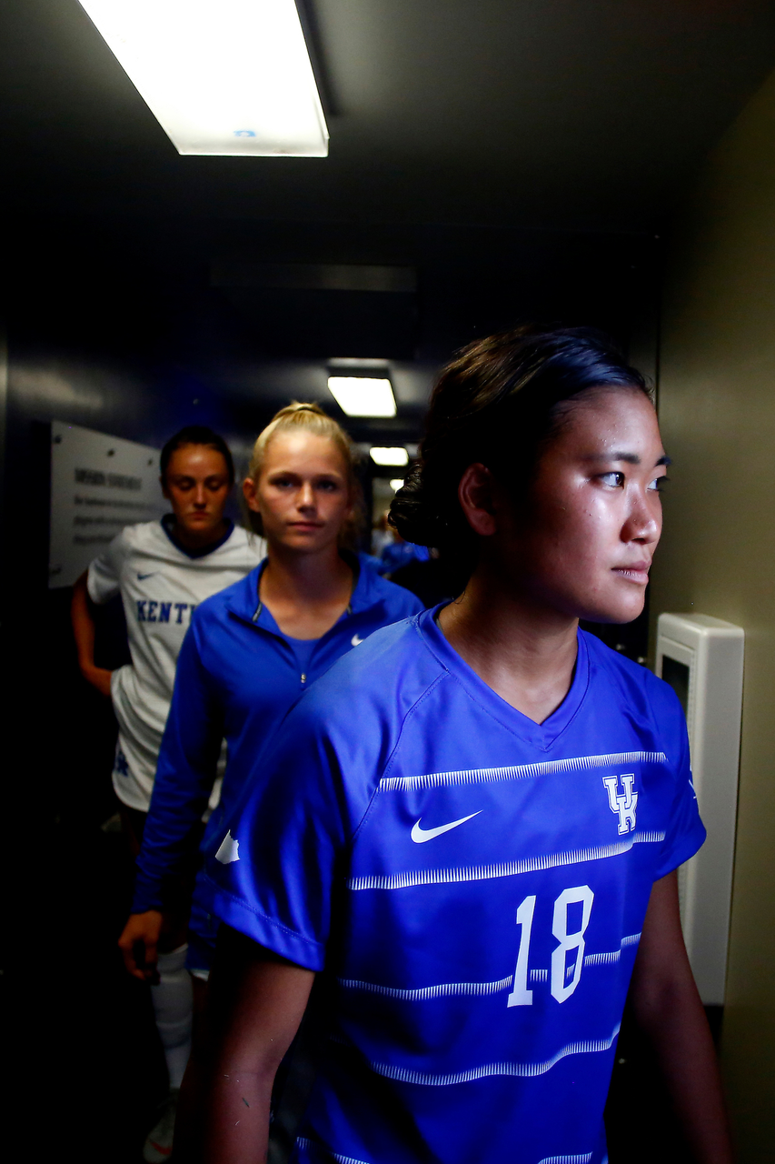Tamaki Machi.

The University of Kentucky women's soccer team beat SIUE 2-1 in the Cats season openr on Friday, August 17, 2018, at The Bell in Lexington, Ky.

Photo by Chet White | UK Athletics