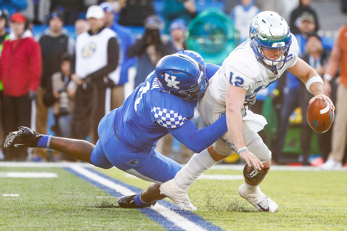 Josh Allen.

UK football beats MTSU 34-23 on Senior Day at Kroger Field.

Photo by Chet White | UK Athletics