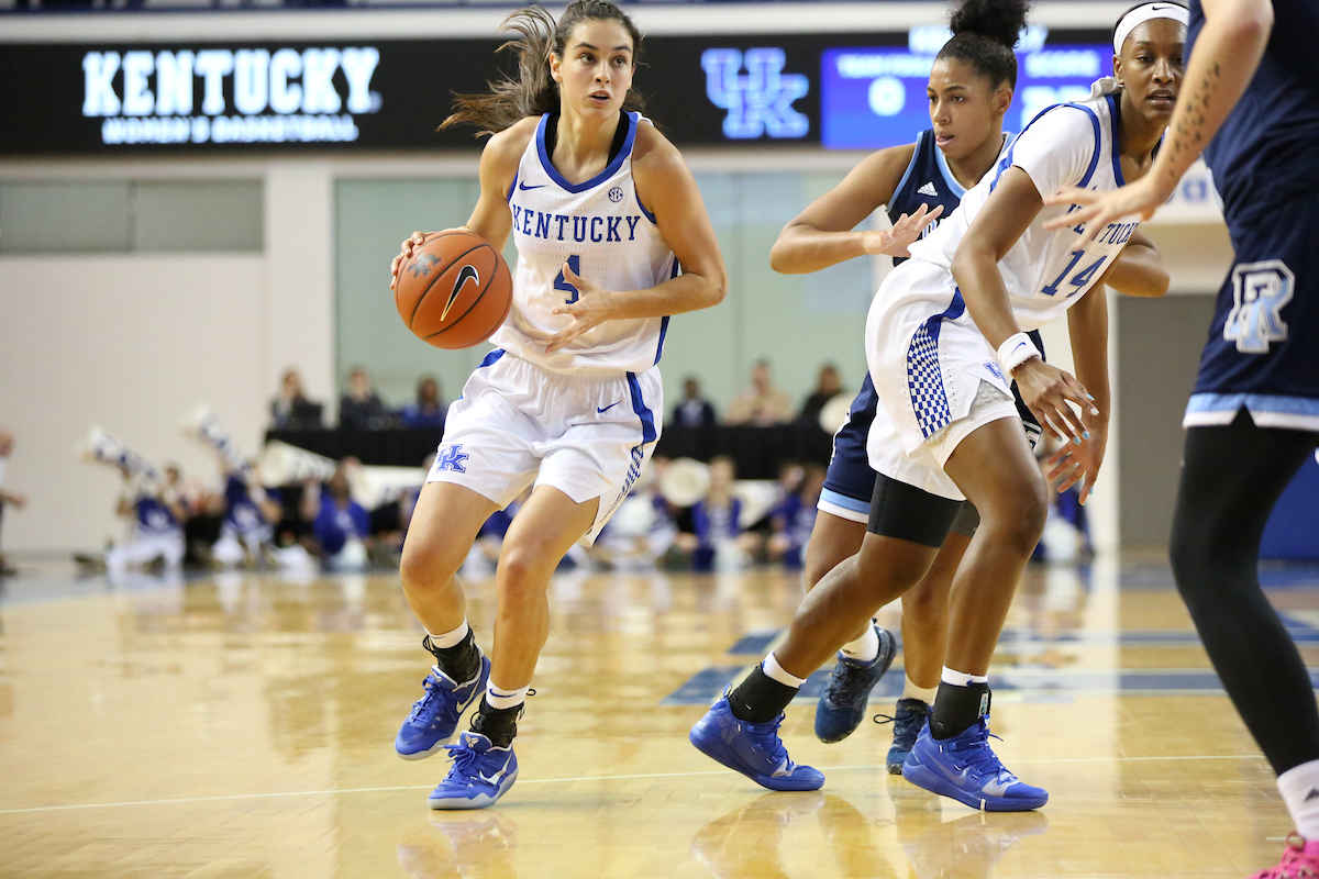 Kentucky Women's Basketball defeats Rhode Island 75-52 on Thursday, December 6th, 2018 at Memorial Coliseum.

Photos by Noah J. Richter | UK Athletics