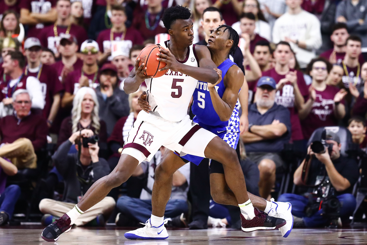 Immanuel Quickley.

Kentucky beat Texas A&M 69-60.

Photo by Elliott Hess | UK Athletics