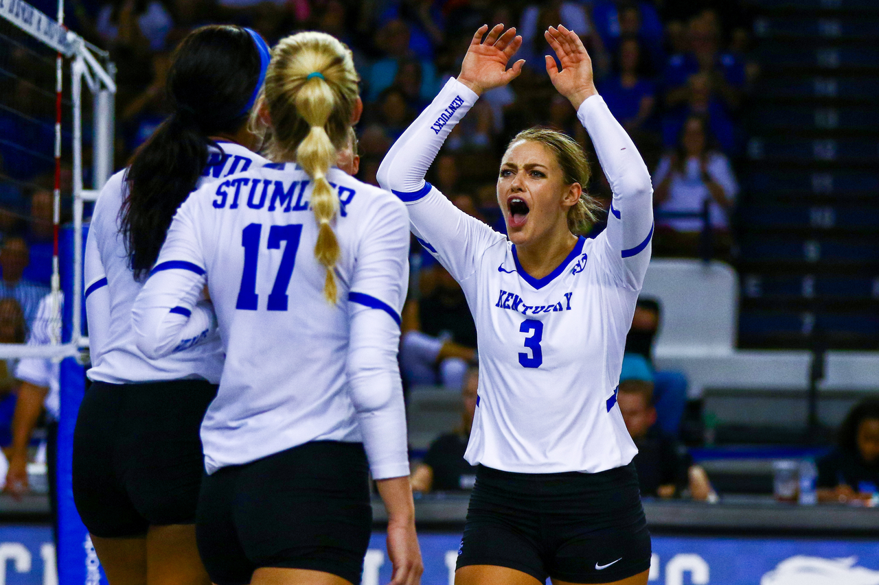 Madison Lilley. 

UK defeats UofL 3-0. 

Photo by Sarah Caputi | UK Athletics