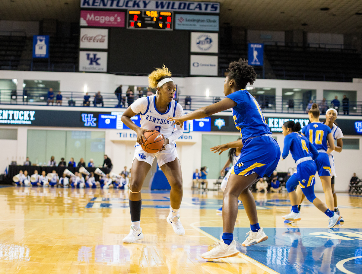 Keke McKinney

UK women's basketball beats Morehead State. 

Photo by Maddie Baker  | UK Athletics