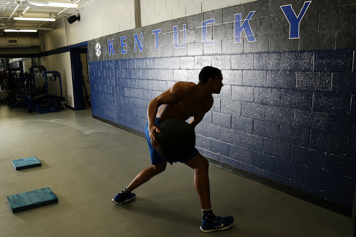 Big Blue Caravan. Somerset, Ky. Somerset Kroger. June 21, 2018.

Photo by Chet White | UK Athletics
