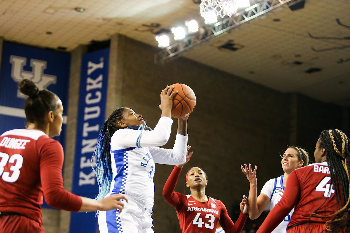 KeKe McKinney.

Kentucky beats Arkansas 75-64.

Photo by Hannah Phillips | UK Athletics