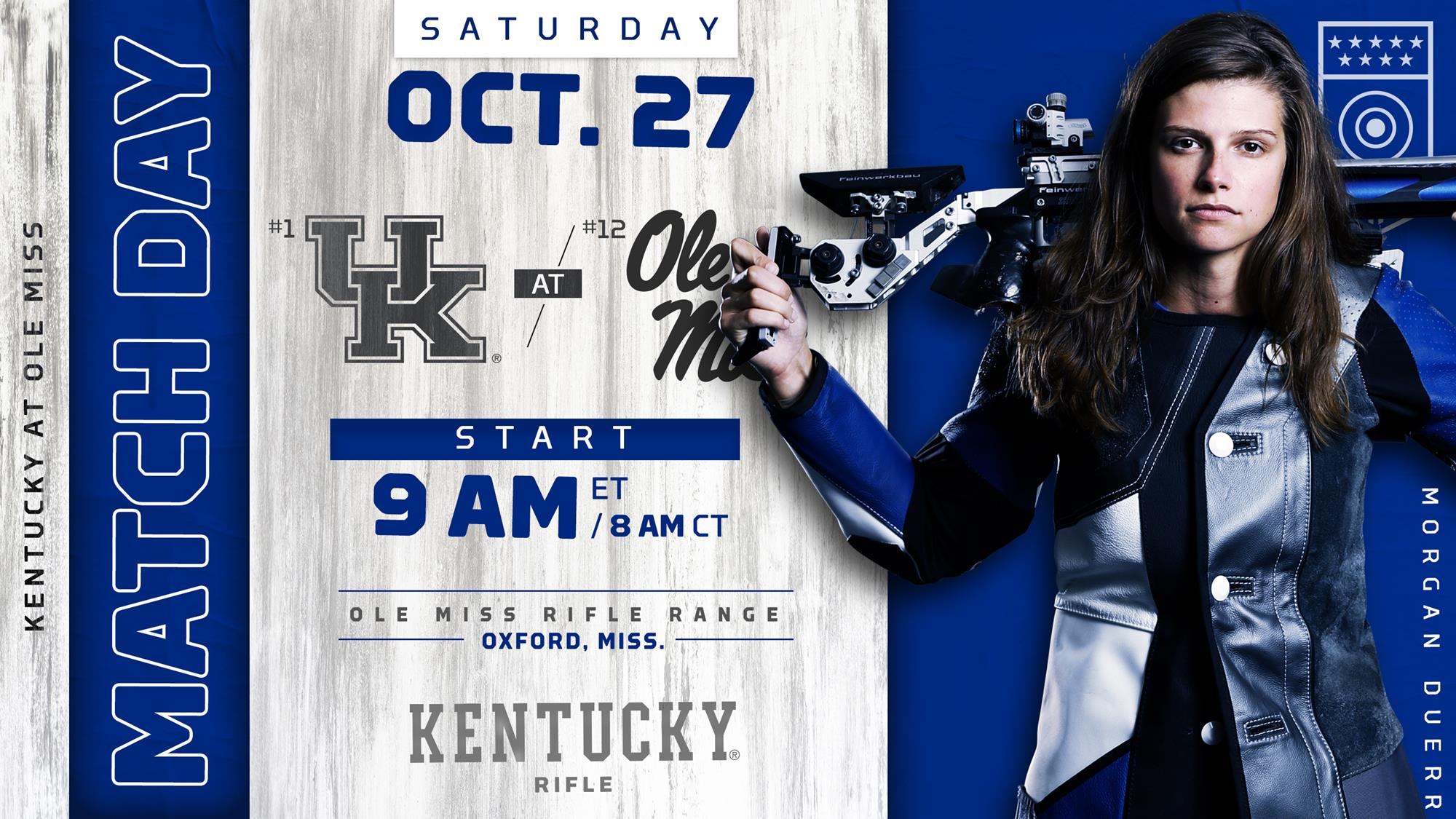 Kentucky Rifle Set for Two-Match Road Weekend