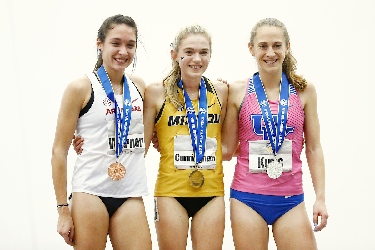 Katy Kunc.

The University of Kentucky track and field team competes in day two of the 2018 SEC Indoor Track and Field Championships at the Gilliam Indoor Track Stadium in College Station, TX., on Sunday, February 25, 2018.

Photo by Chet White | UK Athletics
