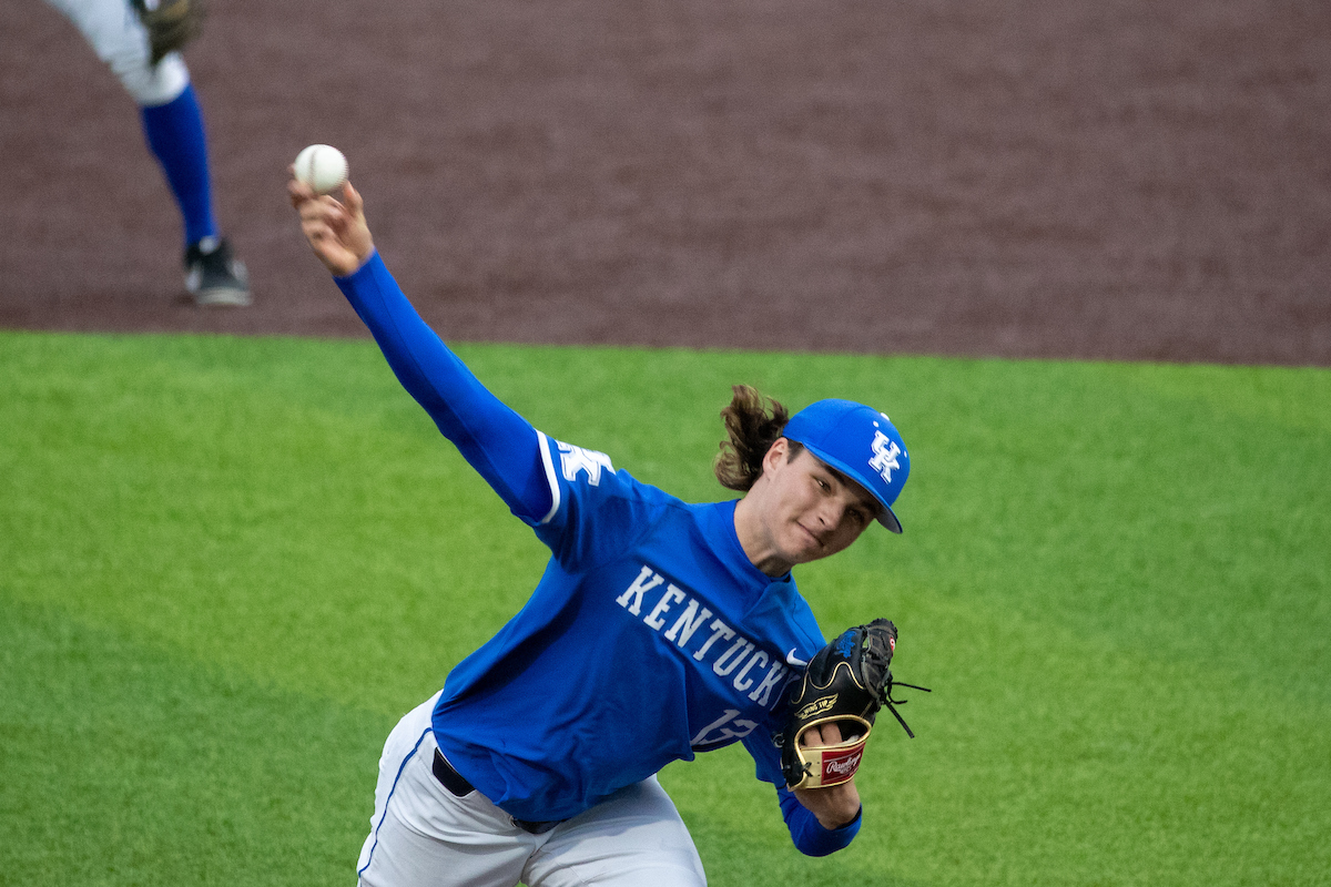 Kentucky Wildcats Cole Ayers (13)

The UK baseball team beat NKU 5-4 on Wednesday, February 27, 2019.