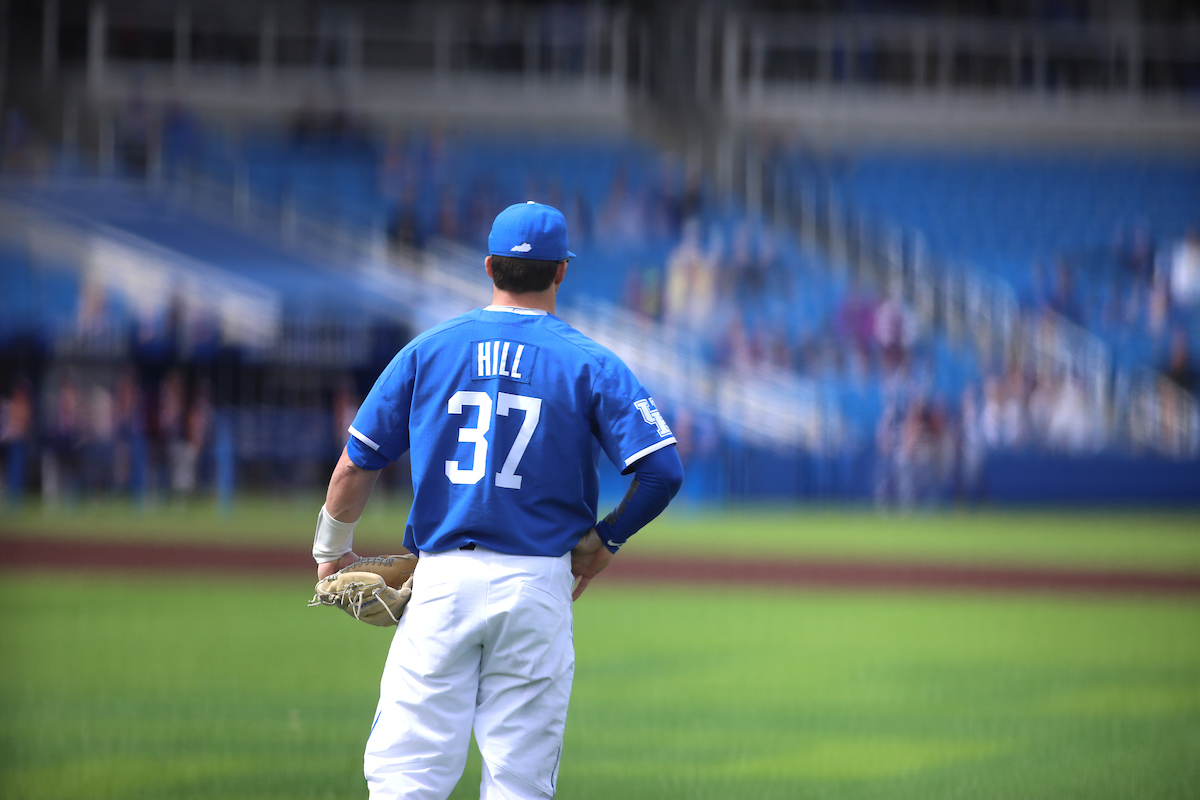 Cam Hill.

University of Kentucky baseball vs. Texas A&M.

Photo by Quinn Foster | UK Athletics