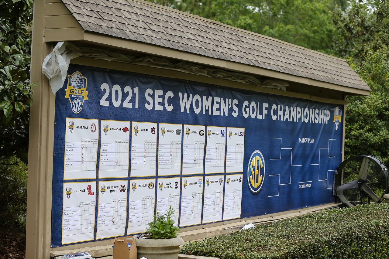 The 2021 SEC Women's Golf Championship at Greystone Golf & Country Club in Birmingham, Alabama.

Photo by Jimmy Mitchell/SEC.