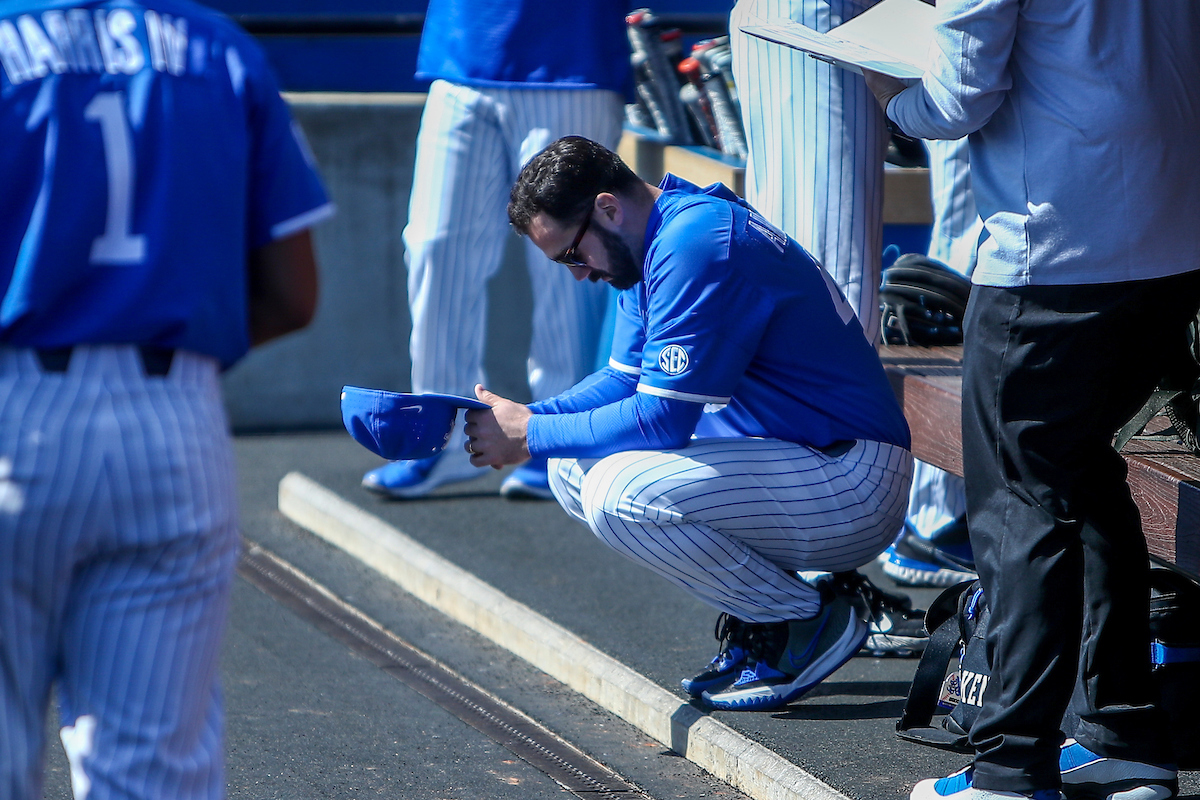 Coach Nick Ammirati.

Kentucky defeats High Point 14-3.

Photo by Sarah Caputi | UK Athletics