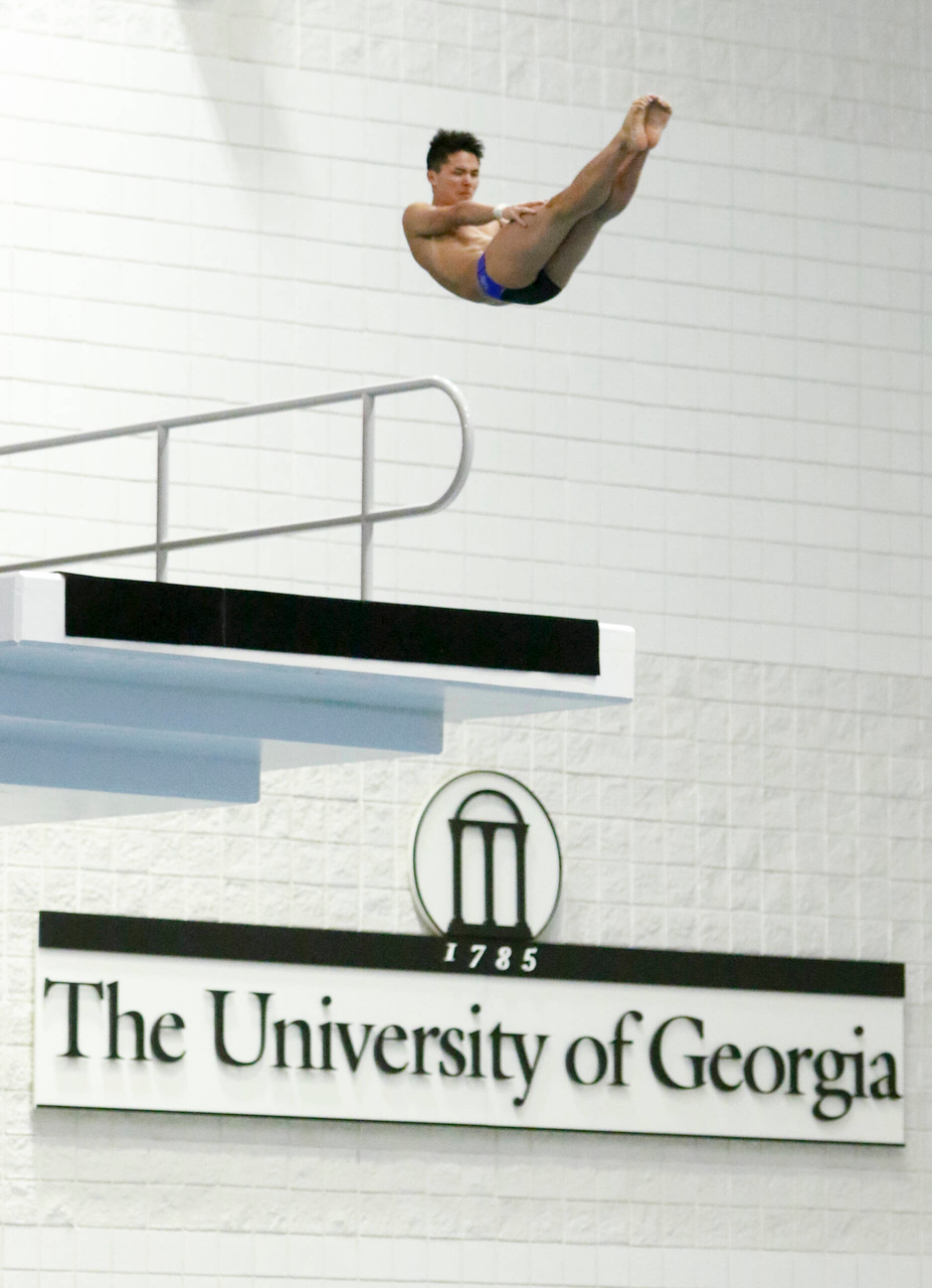 Photos from the morning portion of the final day of the 2019 SEC Swimming and Diving Championships in the Gabrielsen Natatorium at the University of Georgia in Athens, Ga., on Saturday, Feb. 23, 2019. (Casey Sykes)