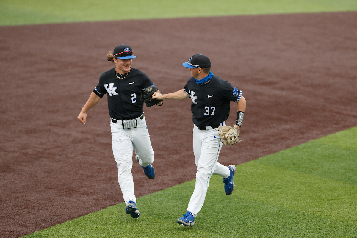 CAM HILL. AUSTIN SCHULTZ.

Kentucky beats LSU, 13-4.

Photo by Elliott Hess | UK Athletics