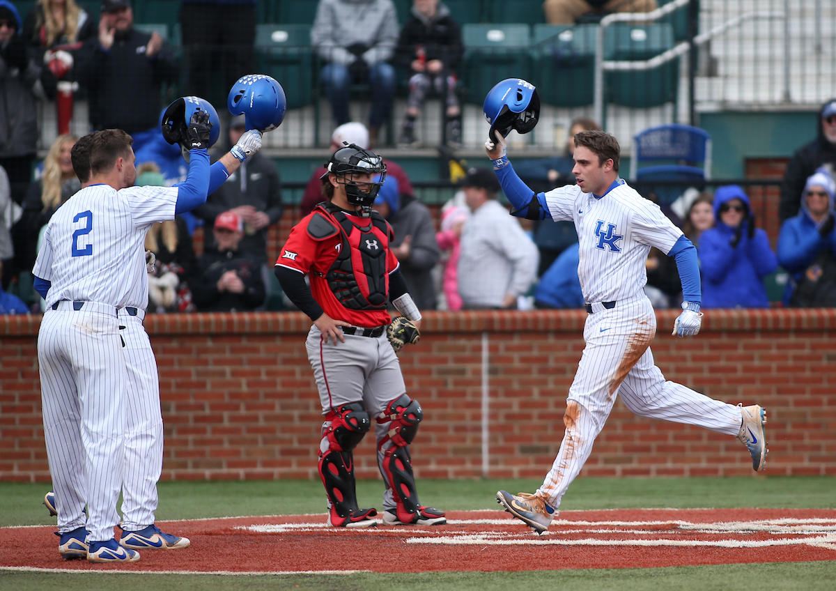 Troy Squires

The University of Kentucky baseball team beat Texas Tech 11-6 on Saturday, March 10, 2018, in Lexington?s Cliff Hagan Stadium.

Barry Westerman | UK Athletics