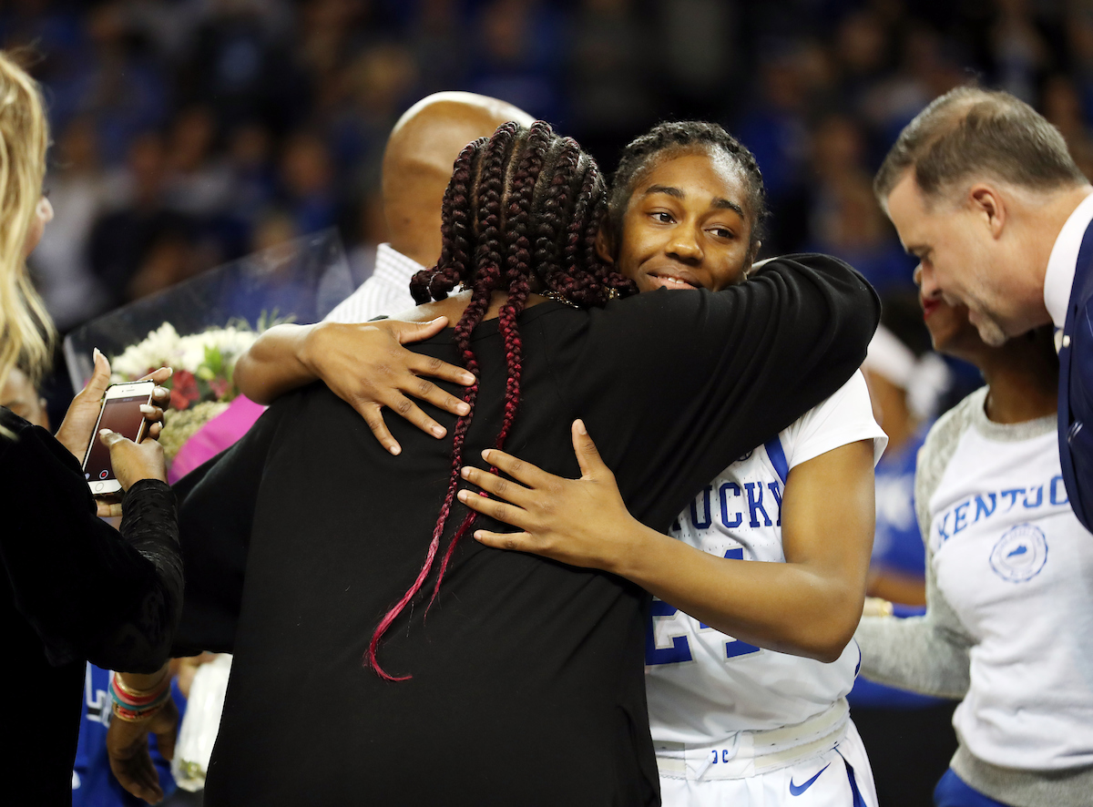 Taylor Murray

The UK Women's Basketball team beat LSU on Senior Day on Sunday, February 24, 2019.

Photo by Britney Howard | UK Athletics