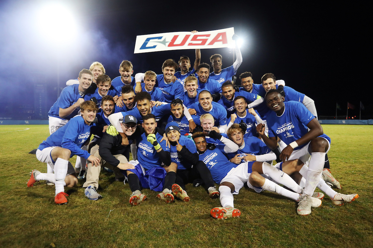 UK men's soccer defeats ODU to win Conference USA on Friday, November 2nd, 2018 at The Bell in Lexington, Ky.

Photo by Quinn Foster