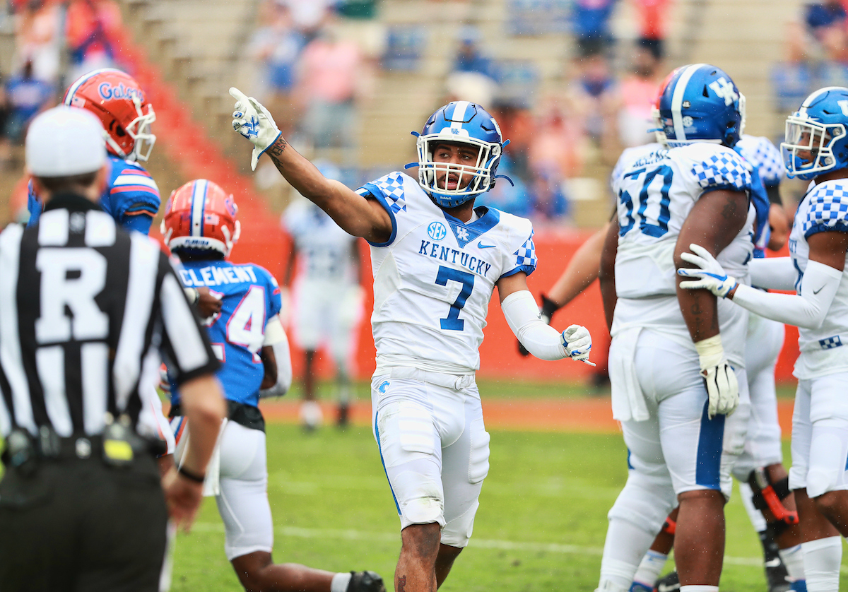 Vito TisdaleKentucky falls to Florida, 34-10.Photo by Jacob Noger | UK Football