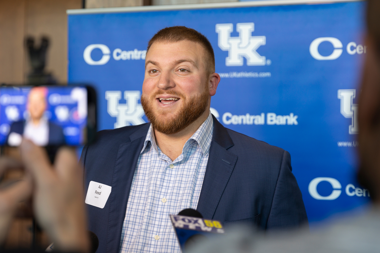 AJ Reed.

The 2020 and 2021 UK Athletics Hall of Fame classes were inducted Thursday night at Central Bank Center.

Photo by Grant Lee | UK Athletics