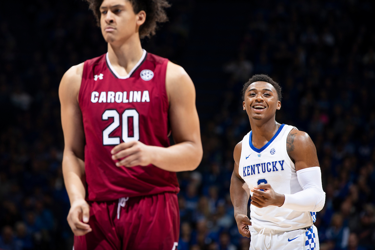 Ashton Hagans.

The University of Kentucky men's basketball team beats South Carolina 76-48.

Photo by Chet White| UK Athletics