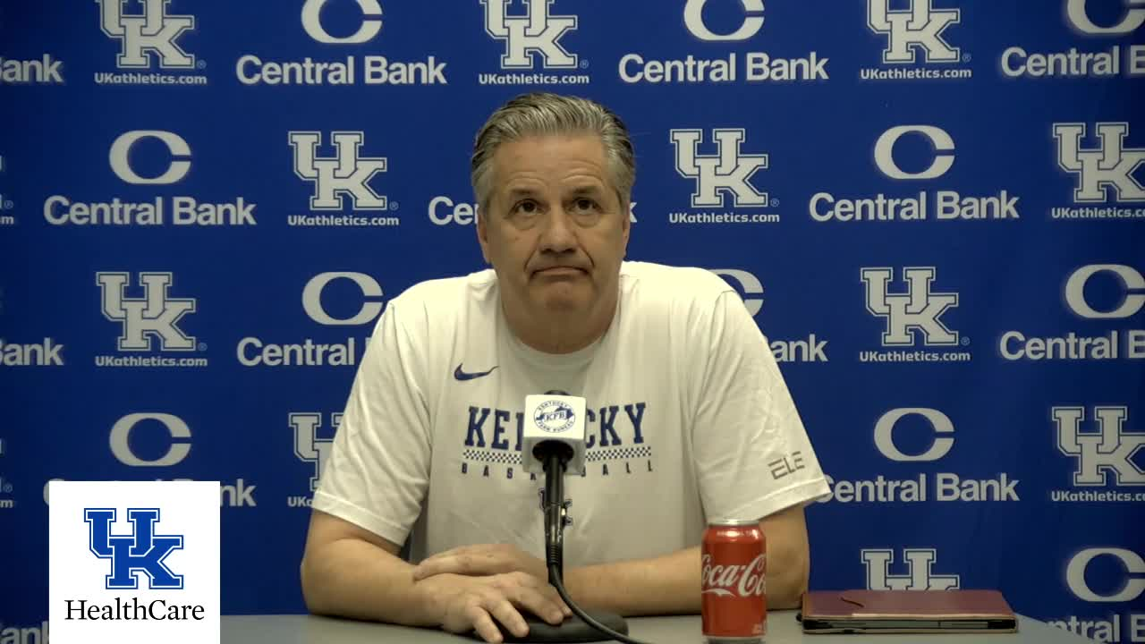 MBB: Coach Calipari, Washington and Toppin - Pre-Missouri