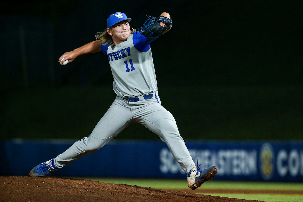 Colby Frieda.

Kentucky loses to LSU 6-11.

Photo by Sarah Caputi | UK Athletics