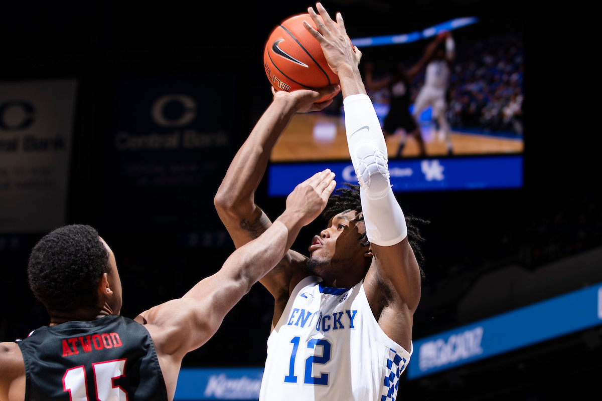 Keion Brooks Jr.

Kentucky beat Lamar 81-56.

Photo by Chet White | UK Athletics