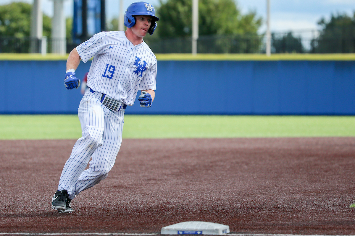 Nolan Mccarthy.

Kentucky defeats Dayton 14 - 3.

Photo by Sarah Caputi | UK Athletics