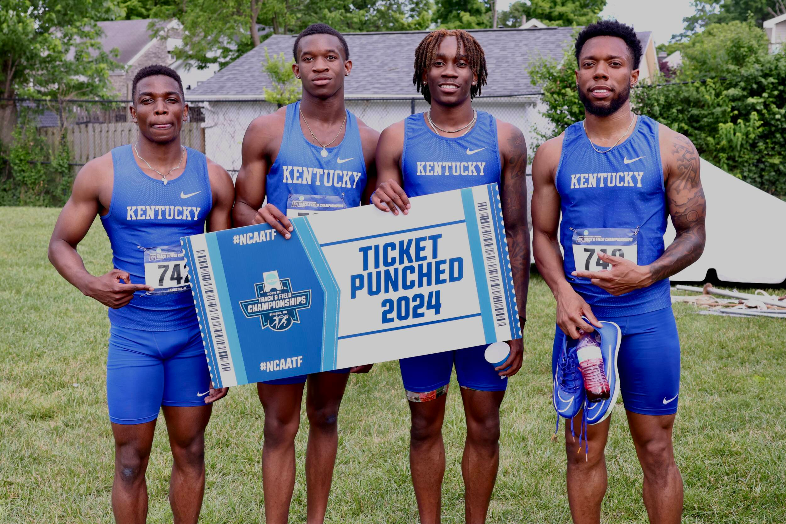 Men’s 4x100 Sets School Record; UKTF Earns Four Qualifiers on Day Three of NCAA East First Rounds