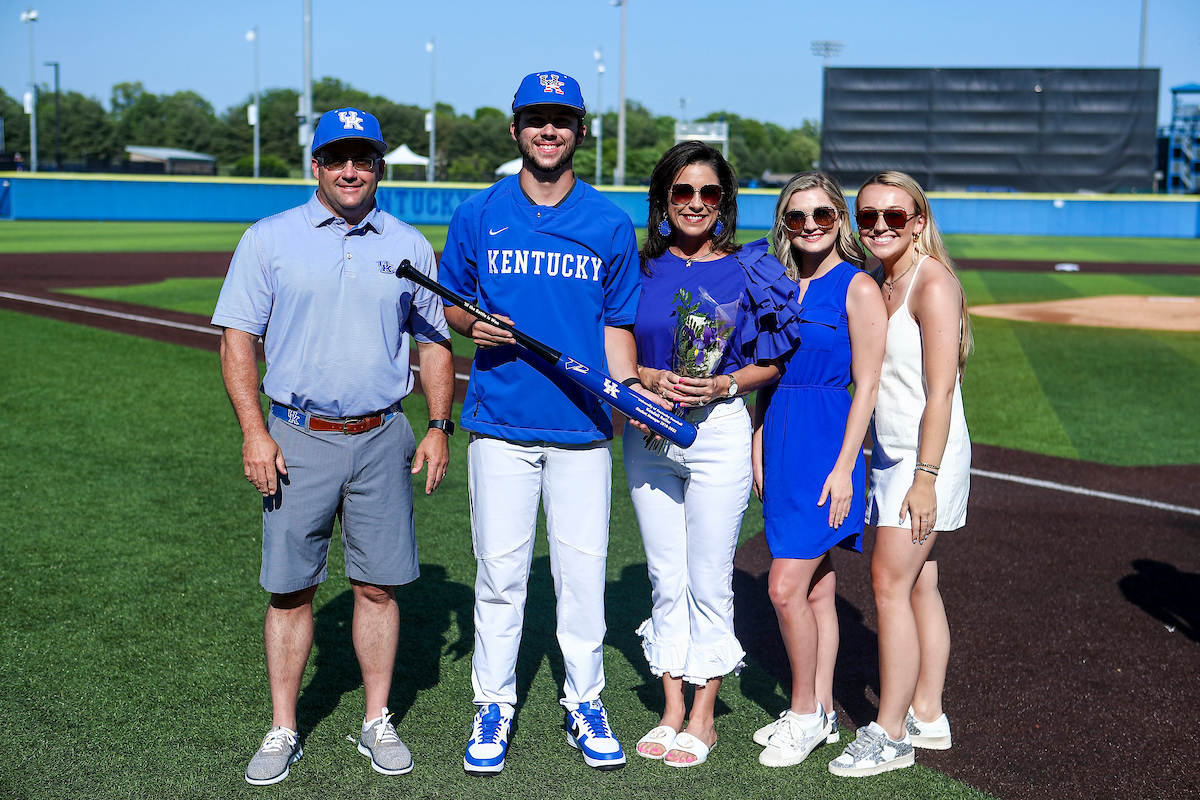 Student Manager Kendall Roller.

2022 Kentucky Baseball Senior Day.

Photo by Sarah Caputi | UK Athletics