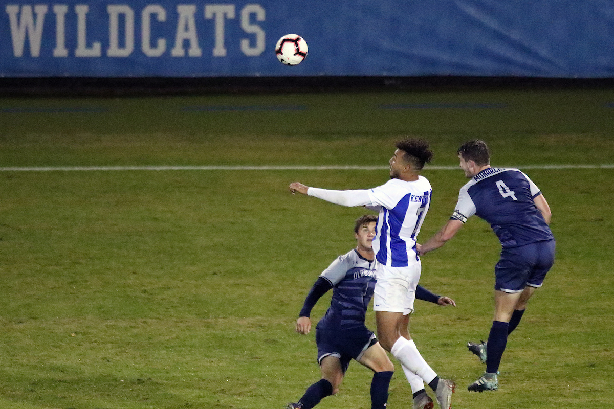 JJ Williams.

UK men's soccer defeats ODU to win Conference USA on Friday, November 2nd, 2018 at The Bell in Lexington, Ky.

Photo by Alex Martens.