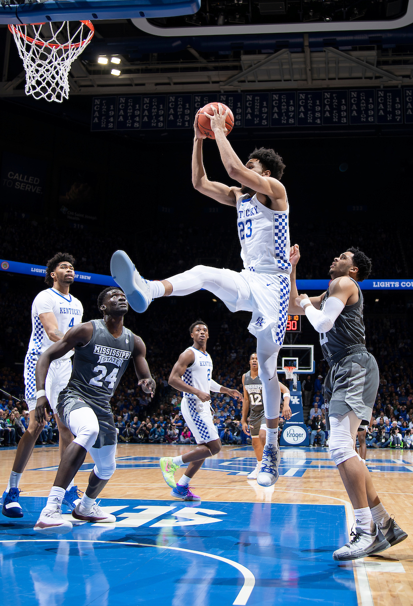 Kentucky men?s basketball defeated Mississippi State 76-55.

Photo by Chet White | UK Athletics