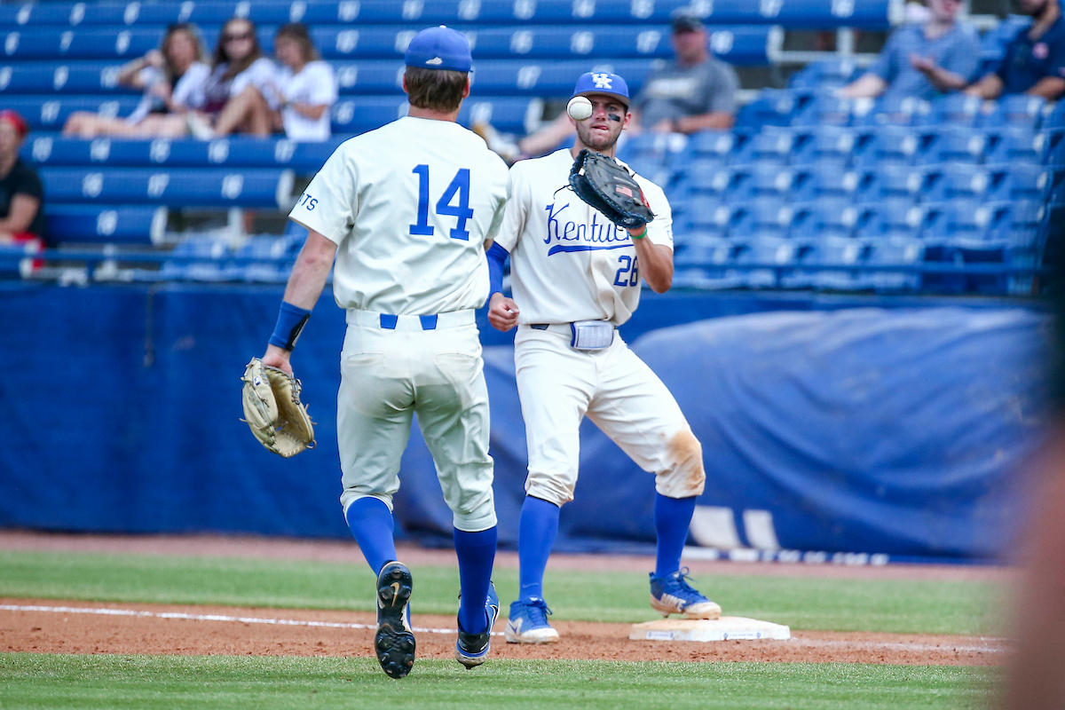 Tyler Guilfoil. Jacob Plastiak.

Kentucky beats Vanderbilt 10-2.

Photo by Sarah Caputi | UK Athletics