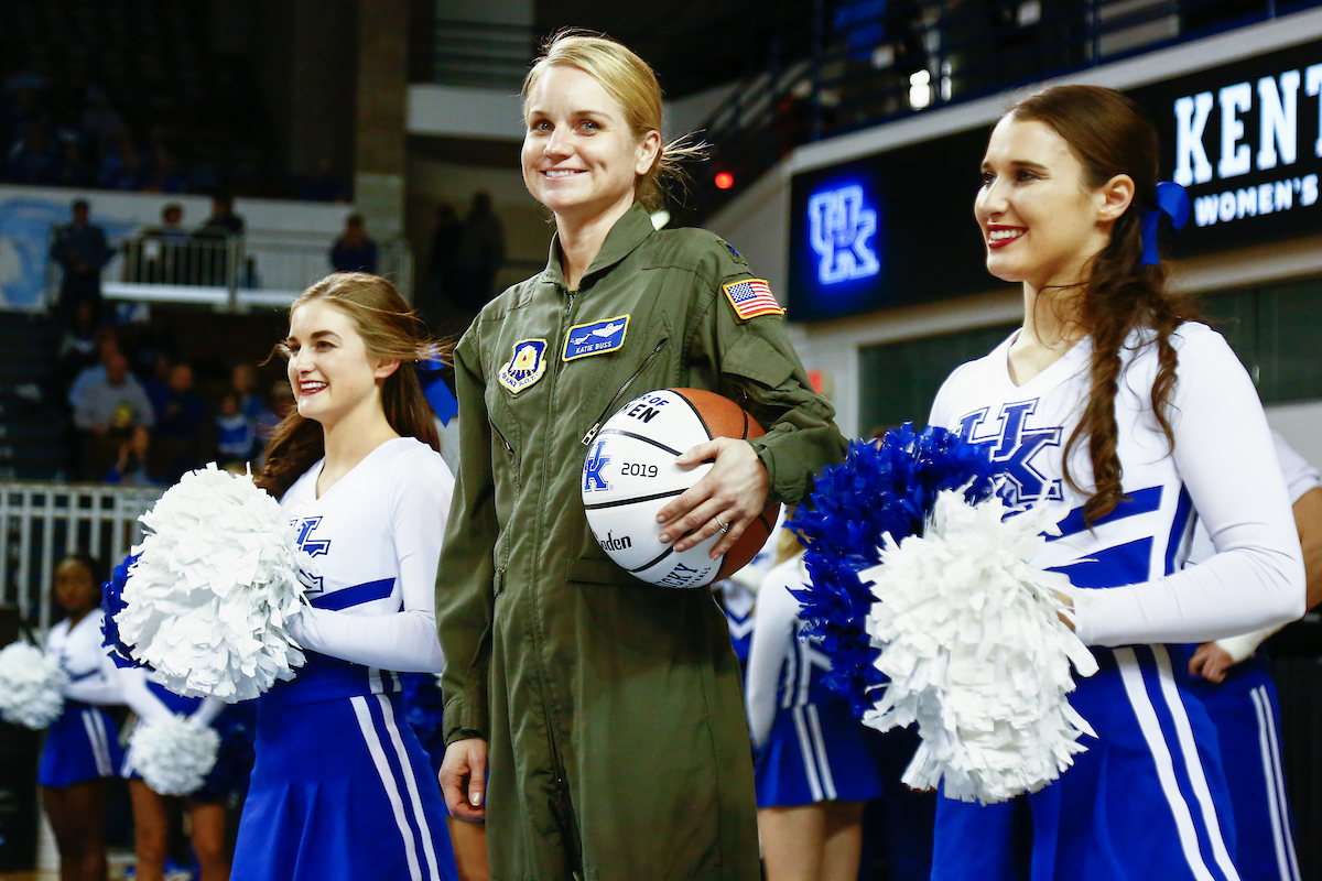 Veterans Day. Katie Buss. 

UK women's basketball beat Southern 91-41.

Photo by Eddie Justice | UK Athletics