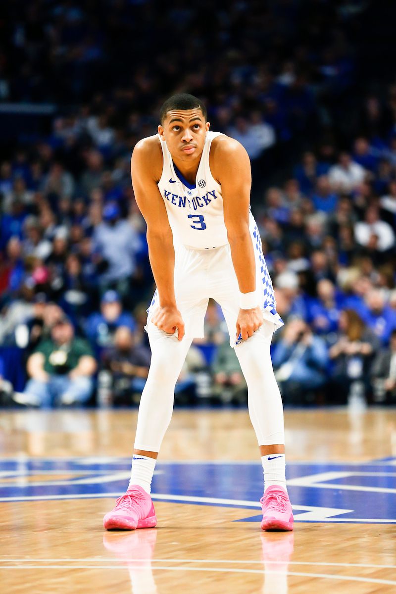 Keldon Johnson.

Kentucky beat Arkansas 70-66.

Photo by Isaac Janssen | UK Athletics